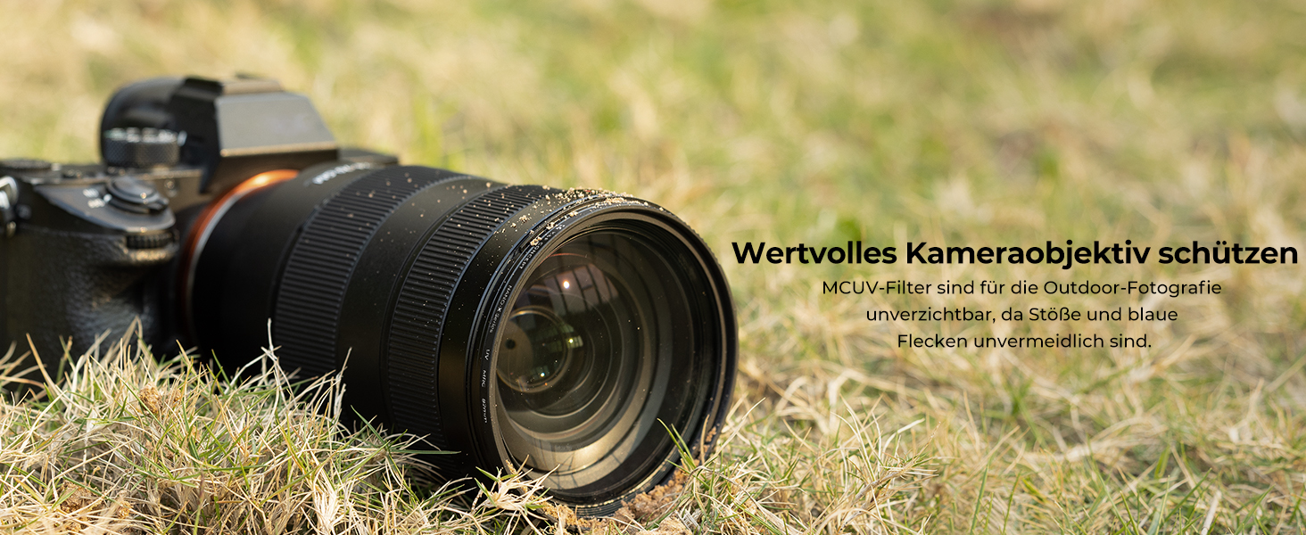 Фільтр UV K&F Concept Nano X-Serie 58mm Schott-Glas, 28 шарів MC, Super Slim, захист від ультрафіолету