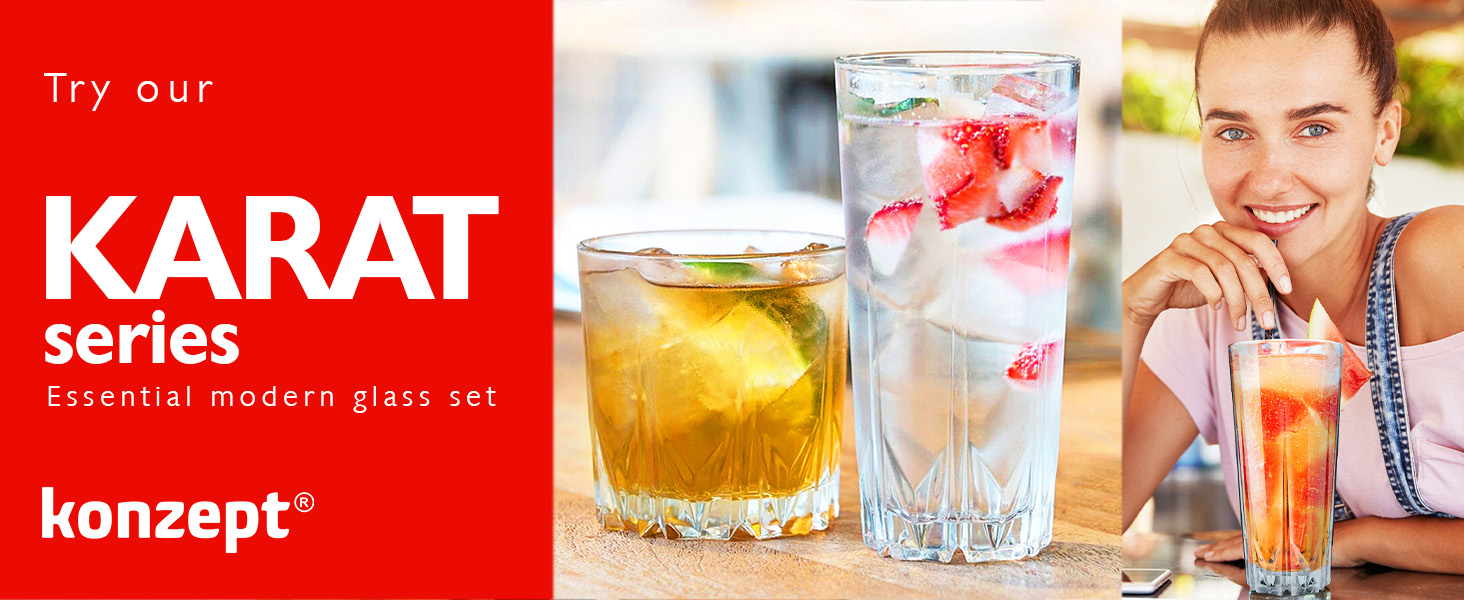Cocktail Glasses Set of 12, 330ml, Dishwasher-Safe Drinking Glasses, Ribbed Glasses for Cocktails, Water, Juice, Mojito, Long Drinks