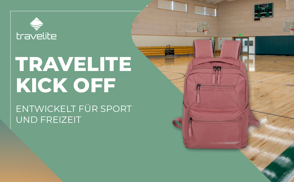 Рюкзак Travelite KICK OFF для ручної поклажі, з м'яким відділенням для ноутбука 13