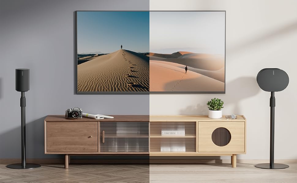 Підставка для колонок My Wall 2 - HS49WL, набір 2 шт. для SONOS ERA100 & ERA300, регульована висота, білий колір