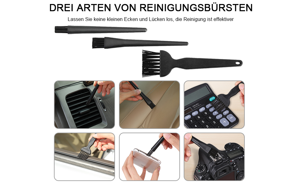 Набір для чищення камери та оптики: 18 шт. (ракетний продув, Lenspen, щітка, серветка)