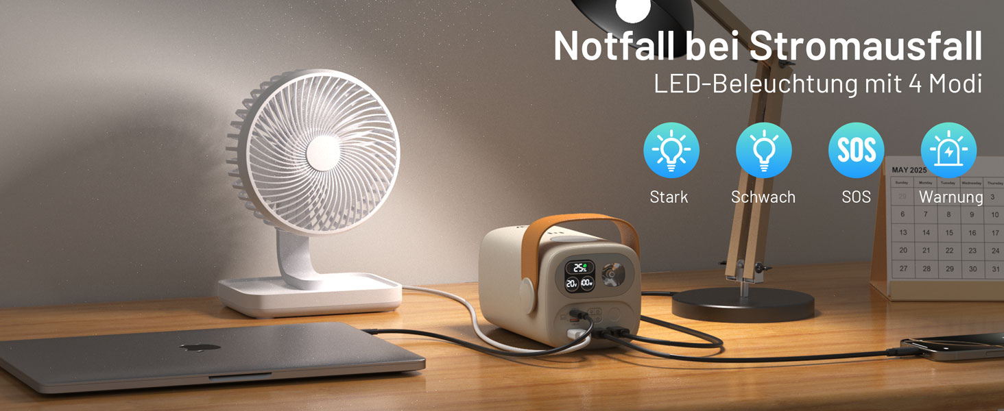 Power Bank Selore&S 60000mAh 100W з 5 портами USB-C для iPhone, Samsung, MacBook, iPad та інших пристроїв (Великий, Абрикосовий)