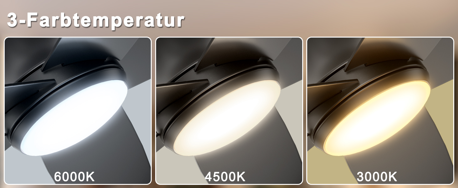 Стеляний вентилятор Ohniyou з підсвіткою та пультом дистанційного керування, 117 см, керування через додаток, регулювання яскравості, тихий DC-двигун, для спальні, тераси, кухні, чорний