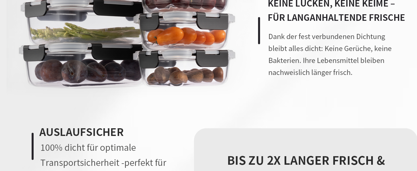 Набір контейнерів для зберігання їжі з боросилікатного скла з кришкою, BPA-free, не протікають, для мікрохвильової печі, духової шафи, посудомийної машини, для приготування їжі на тиждень (Meal Prep) – рожевий (SA1637)