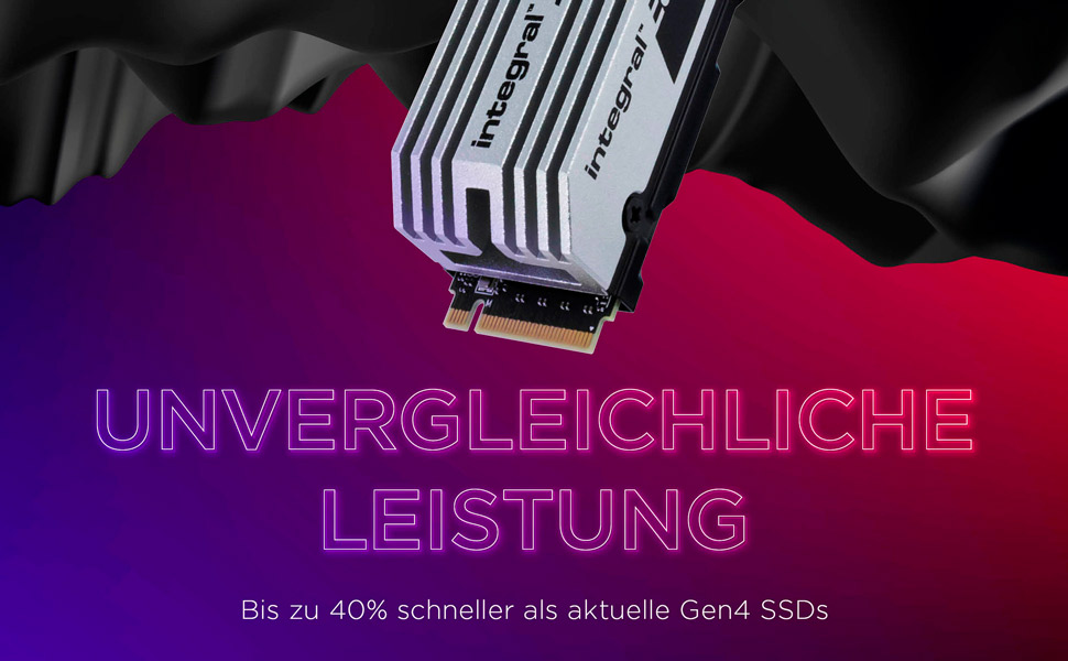 SSD Integral Edge GEN5 2TB M.2 PCIe 4.0 NVMe - 12000 MB/s, 2230, сумісний з Valve Steam Deck, Microsoft Surface Pro, ПК та ноутбуками