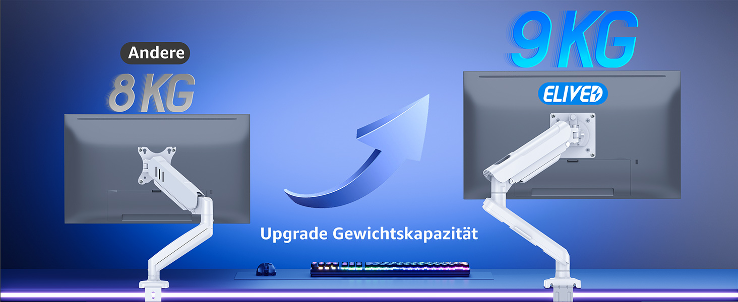 Кріплення для монітора ELIVED EV6011W: регульована підставка для моніторів 13-32