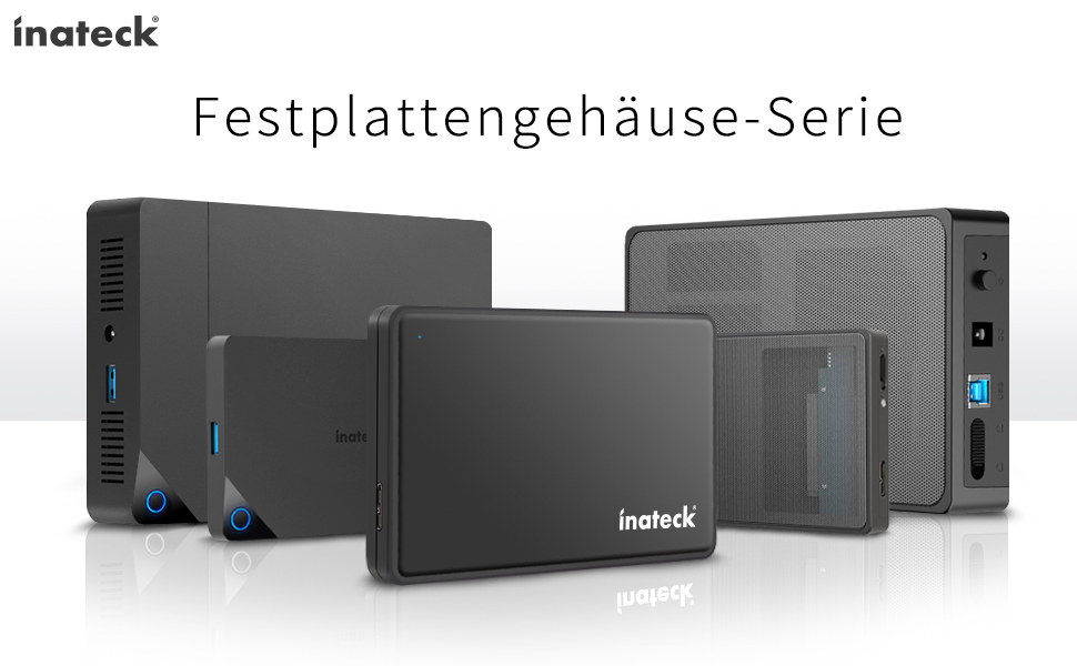 Корпус для жорсткого диска Inateck 3.5 USB 3.0: зовнішній корпус HDD/SSD з підтримкою UASP та живленням 12V/2A (до 20TB)