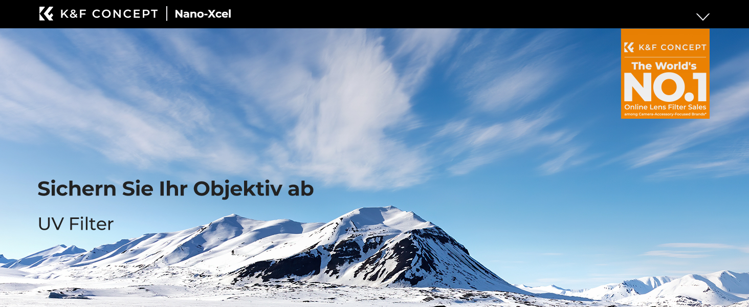 Фільтр UV K&F Concept Nano X-Serie 72mm Schott-Glas, 28 шарів MC, Super Slim