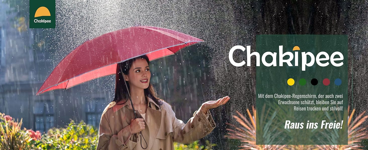 Чакіпі Регульований парасолька великого розміру, стійкий до сильного вітру, з відбиваючим покриттям, для чоловіків та жінок – автоматичний парасолька-тростина, компактний, для подорожей, чорний, покриття 210T, діаметр 106 см