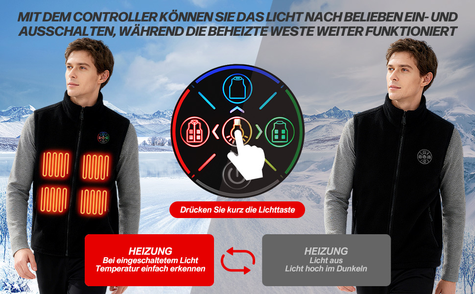 Електрична гріюча жилетка з підігрівом для жінок та чоловіків, 5V/7.4V, 20000mAh, 10 зон нагріву, 3 температурні режими, для велоспорту, активного відпочинку, роботи на вулиці, кемпінгу, розмір L, чорна