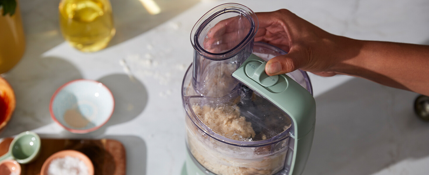 Кухонний комбайн Kenwood MultiPro Go FDP22.130GY, 900 Вт, компактний, блакитний, 1.3 л