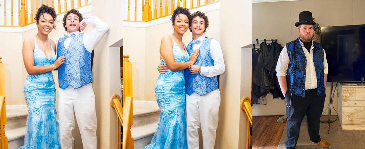 Жилет чоловічий Barry.Wang з принтом пейслі, шовковий жакард, комплект з краваткою, нагрудною хустинкою та запонками для весілля, смокінгу, прому