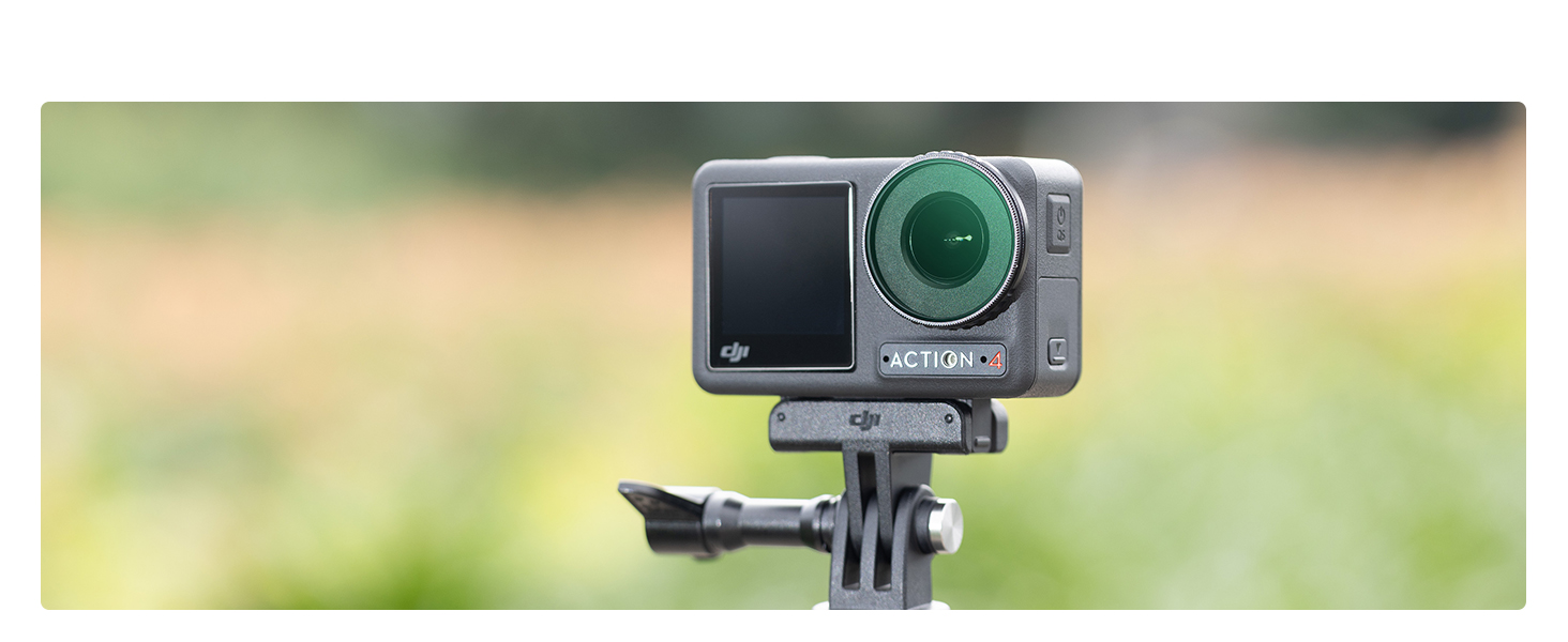 Фільтри K&F Concept ND/CPL для DJI Osmo Action 5/4 PRO: набір 6 шт. (ND8, ND16, ND32, ND64, ND256, CPL)