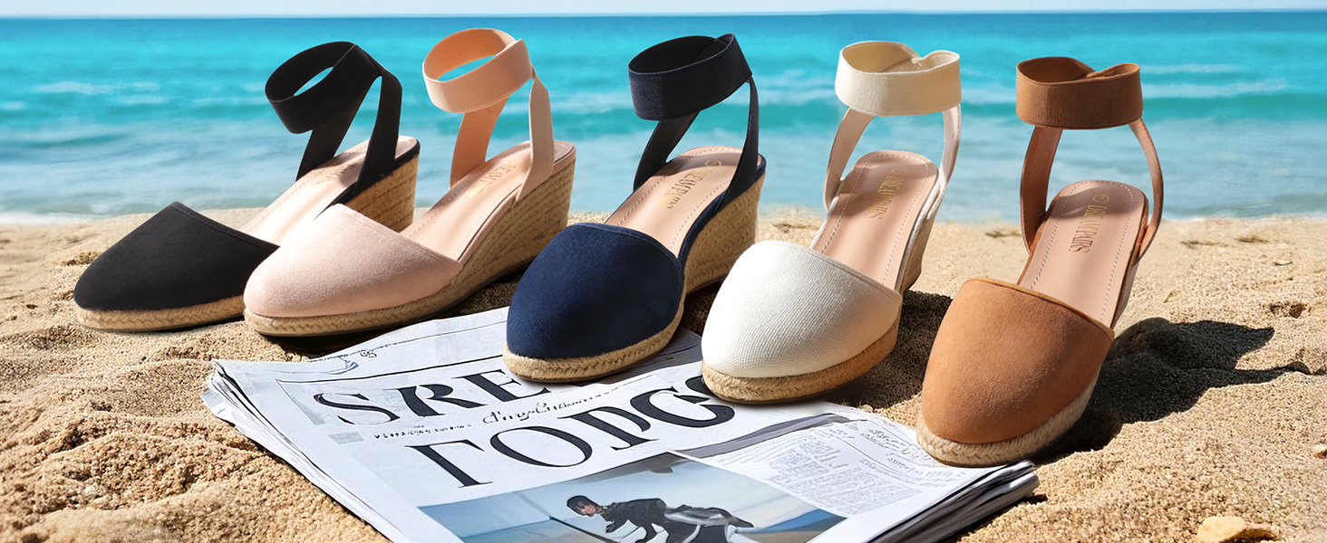 Жіночі сандалі-лодочки DREAM PAIRS на блочних підборах, еластичний ремінець на щиколотку, чорні, 39 EU