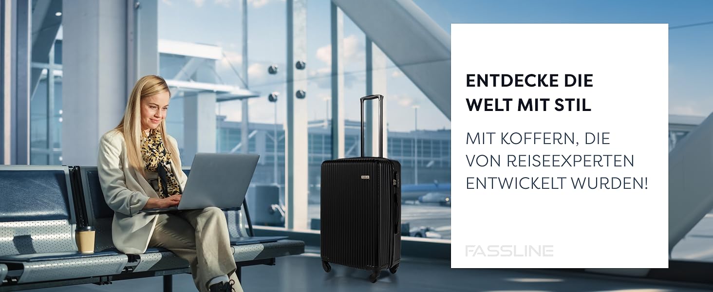 Набір валіз 3 шт: ручна поклажа, середній та великий кофр з ABS, чорний. Набір валіз з ABS, 3 шт.