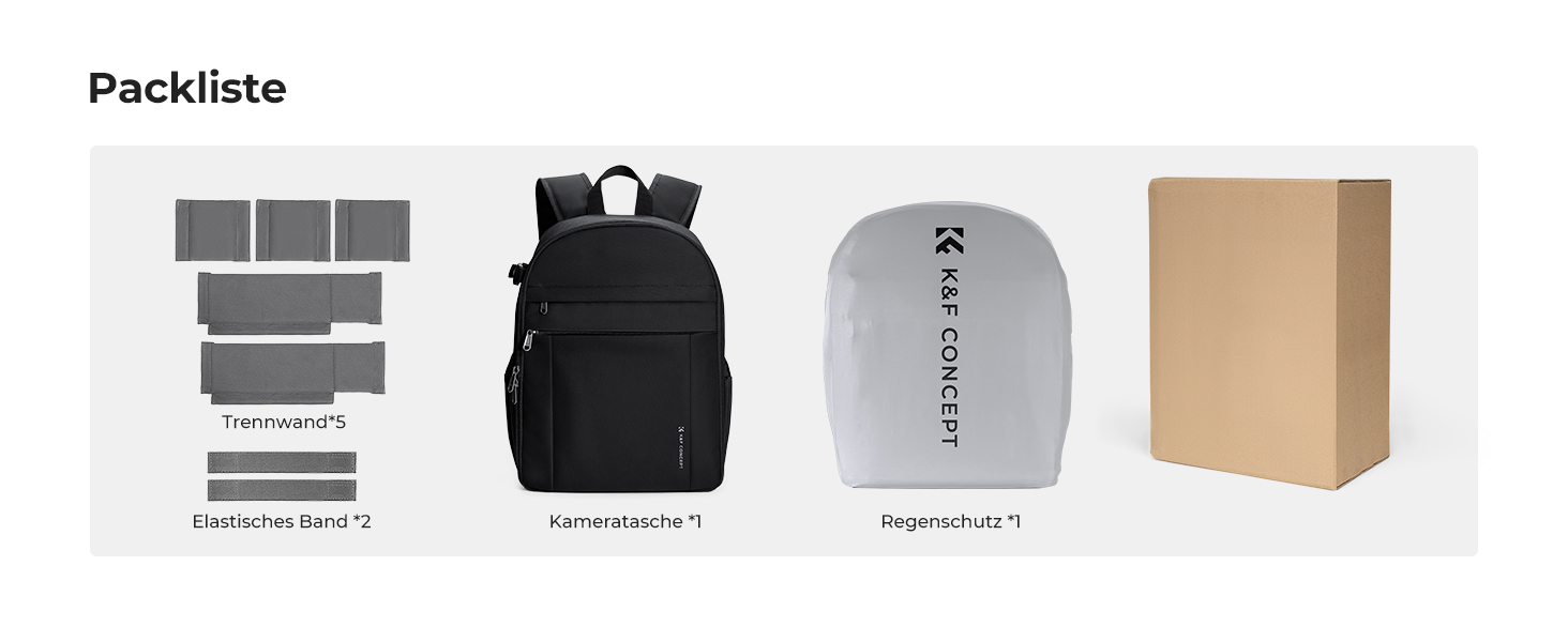 Рюкзак для фотокамери K&F Concept: компактний, легкий, з дощеміцким покриттям, для DSLR/SLR, з відділенням для штатива