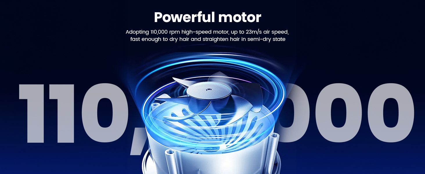 Фен-випрямляч для волосся 1300W з іонізацією, 4 температурні режими (90℃-160℃), 2-в-1, самоочищення (золотий)