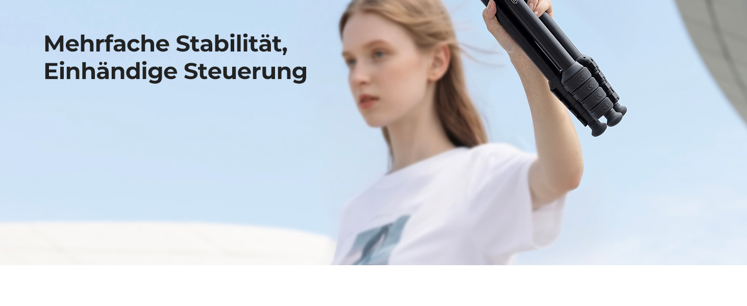 Штатив K&F Concept 163CM з алюмінію: легкий та компактний, до 10 кг, для DSLR, телескопів, камер та смартфонів