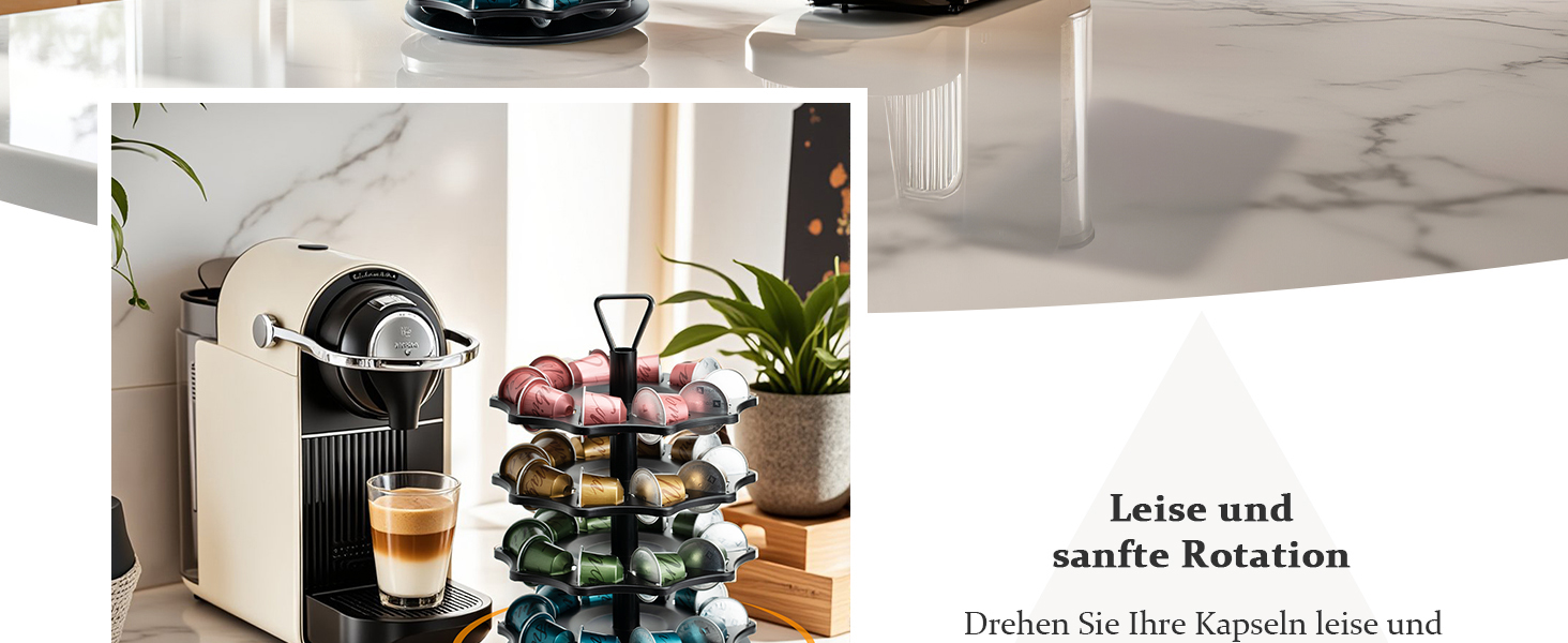 Тримач для капсул кави HiveNets для Nespresso Original, 7-ярусний органайзер на 70 капсул