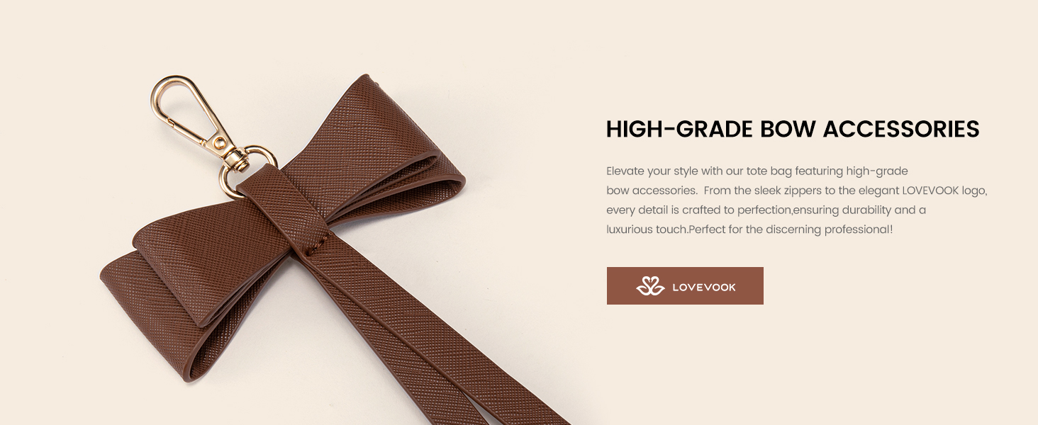 LOVEVOOK Сумка для ноутбука 15.6 дюймів, жіноча, для роботи, шкіряна, велика, універсальна, сумка-шоппер, для офісу, школи, діловий стиль, бежево-чорний-коричневий