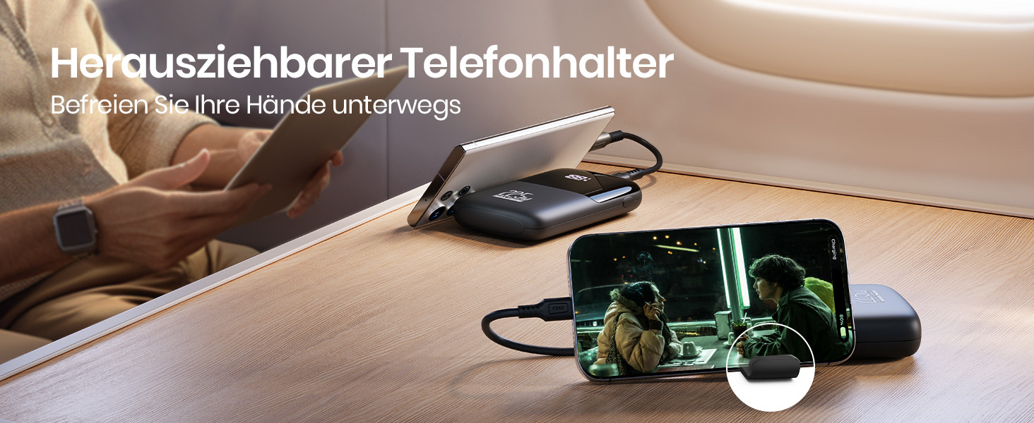 Power Bank INIU 10000mAh з швидкою зарядкою 22.5W, USB-C, PD3.0, QC4.0 - для iPhone, Samsung, iPad та інших пристроїв