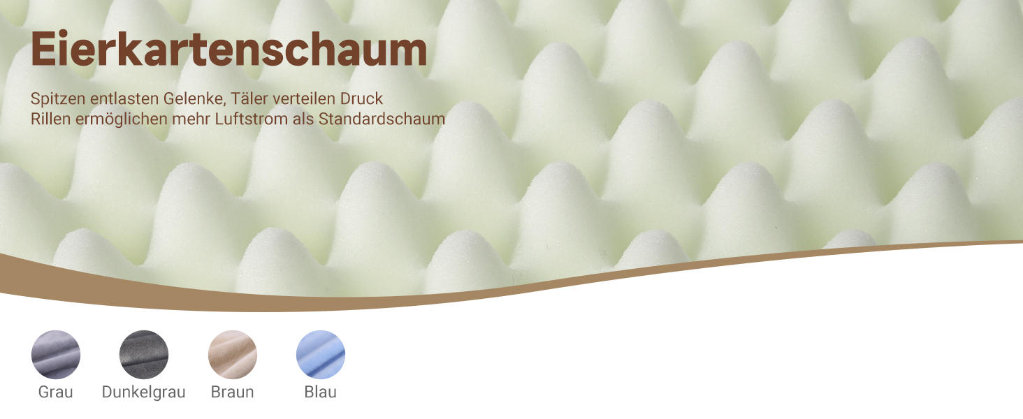 Ортопедичне ліжко для собак KSIIA, великі породи, кошик для собак, знімний та пральний чохол, водонепроникне ліжко для собак з бортиком, неслизьке дно, темно-сірий, 88x55x15 см