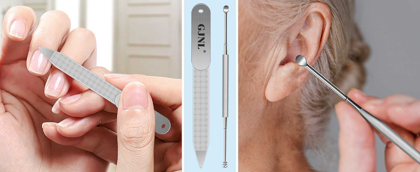 Нігтеріз для літніх людей з товстими нігтями, кутовий гострий нігтеріз для великих пальців ніг, з захистом від заклинювання, широкий отвір для нігтів, нігтеріз для товстих пальців ніг, преміум якість (сріблястий)