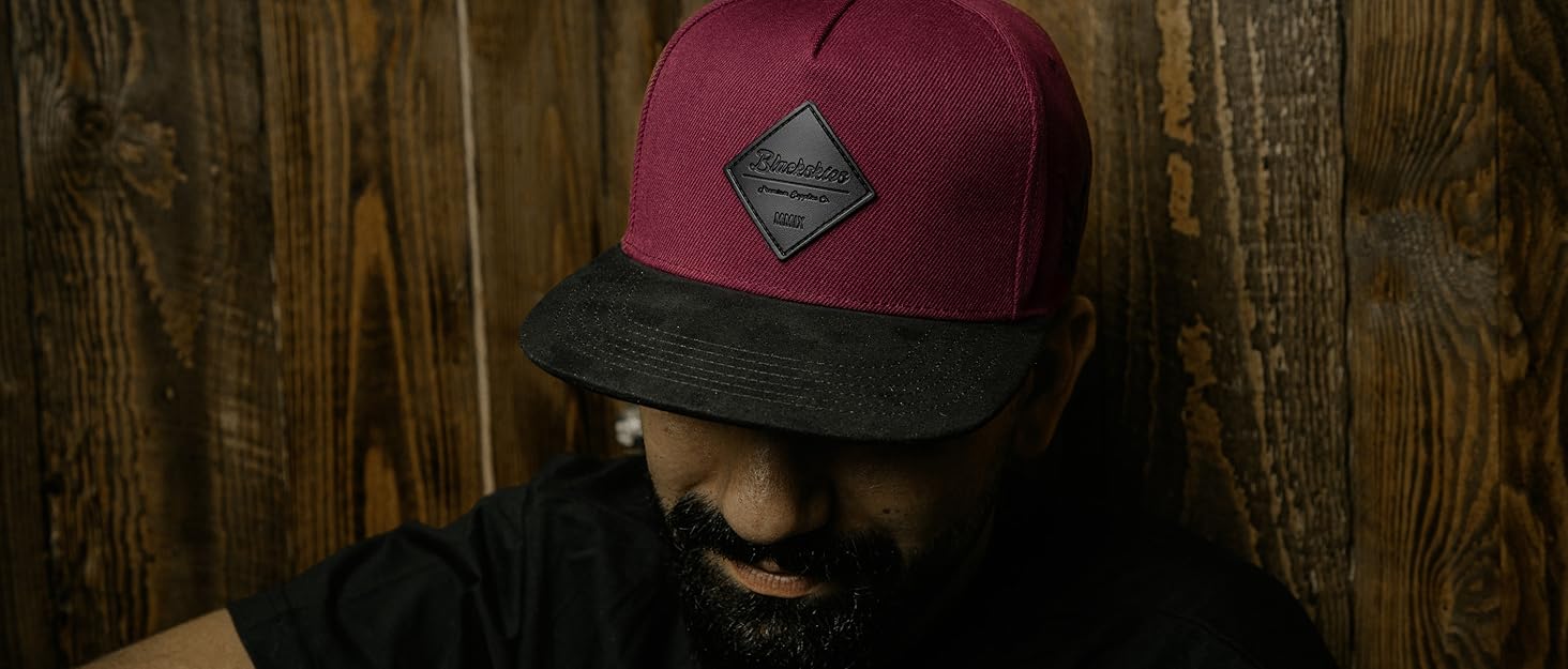 Кепка Blackskies Vanguard Snapback з замком, бордовий колір, чоловіча/жіноча, унісекс, кепка бейсболка з замком, сукно, штучна шкіра, для вулиці, літа, відпочинку