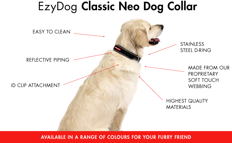 Нашийник для собак EzyDog Camo (M, 39-44 см) - неопреновий, водонепроникний, світловідбиваючий