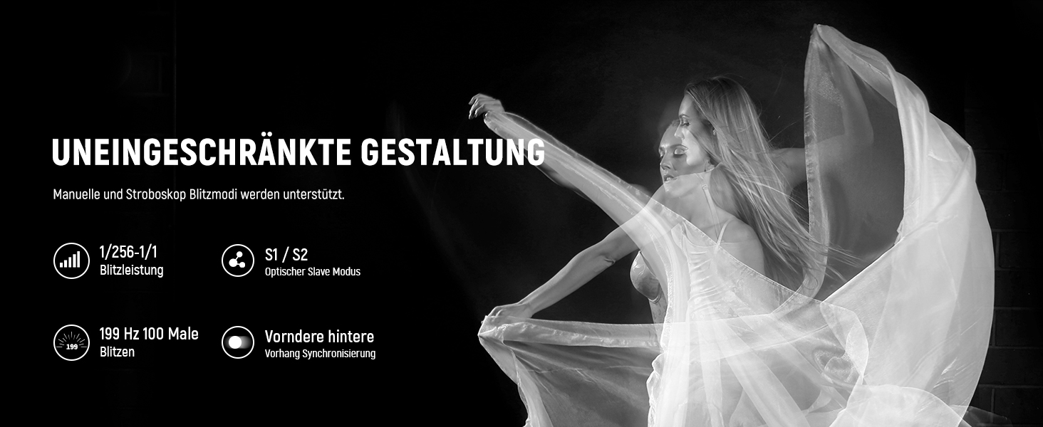 NEEWER Z2-N: Спалахувальний пристрій Speedlite для Nikon з радіосинхронізацією 2.4G, 76W, TTL/M, HSS 1/8000s, 2600mAh