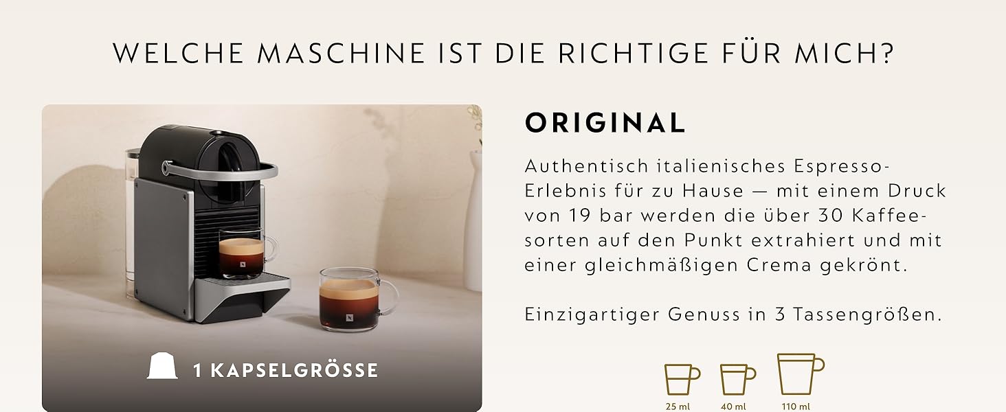 Капсули Nespresso Original: набір 100 шт. Еспресо та Лунго, різні ступені обсмаження, сумісні з оригінальними капсульними машинами