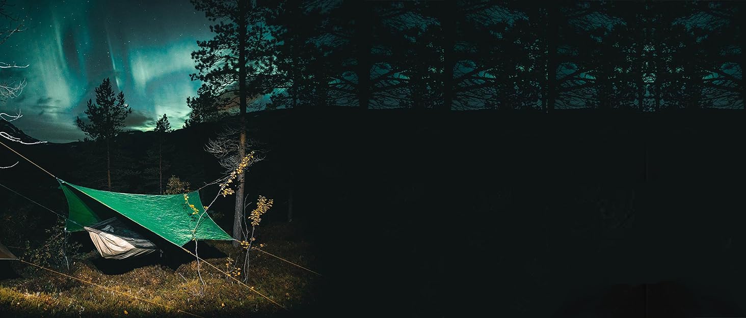 Гамак AMAZONAS Ultra-Light Silk Traveller Forest 220x140 см, до 150 кг, зелений, нейлон, легкий, компактний