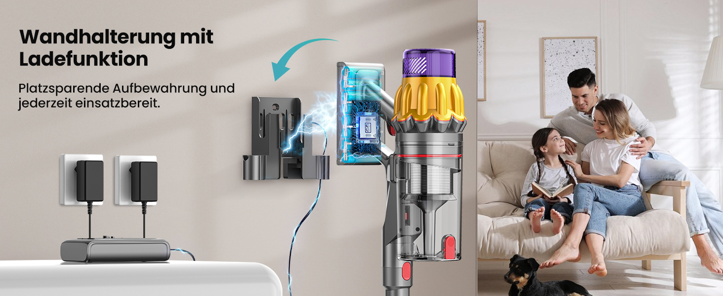 Акумуляторний пилосос SICBCGB 48000Pa/550W/70хв, 2.0L з HD-дисплеєм, антизаплутувальною щіткою, док-станцією, 11-шаровою фільтрацією для шерсті тварин та авто (фіолетовий)