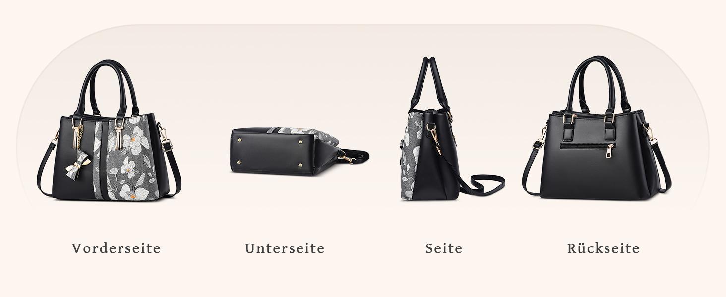 Стильна жіноча сумка-шопер Blau з ручками та ланцюжком, шкірзам, для роботи, подорожей, школи