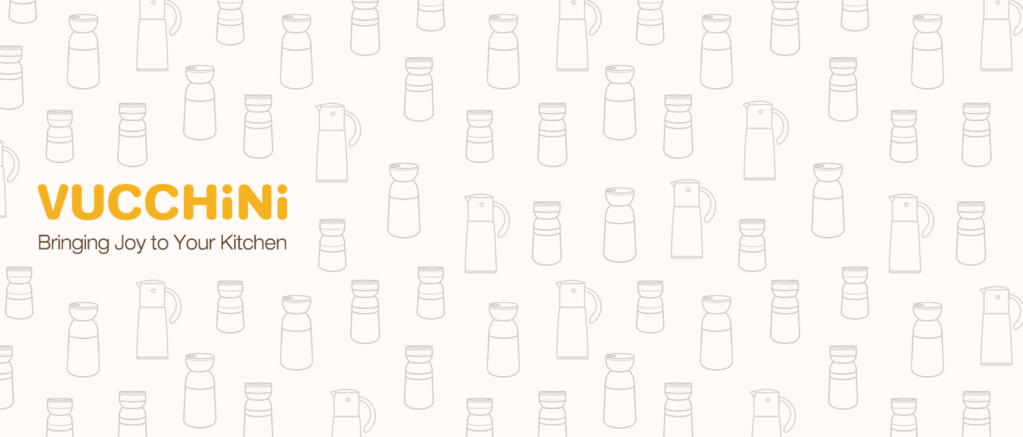 Набір з 2 мельниць для солі та перцю Vucchini з керамічним механізмом, регулювання помелу, сірий та білий колір