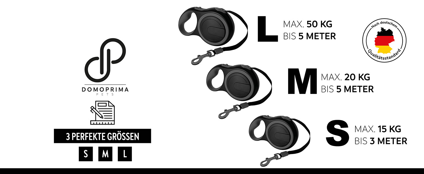 Рулетка для собак DOMOPRIMA, 3 розміри (S, M, L), 4 кольори (сірий, блакитний, зелений, рожевий) з відбиваючим ремінком. Зелена рулетка, розмір L