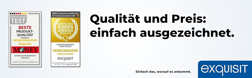 Exquisit KB560-V-091E: Міні-холодильник чорного кольору, 50 літрів, LED-підсвітка, регулювання температури, ширина 45 см