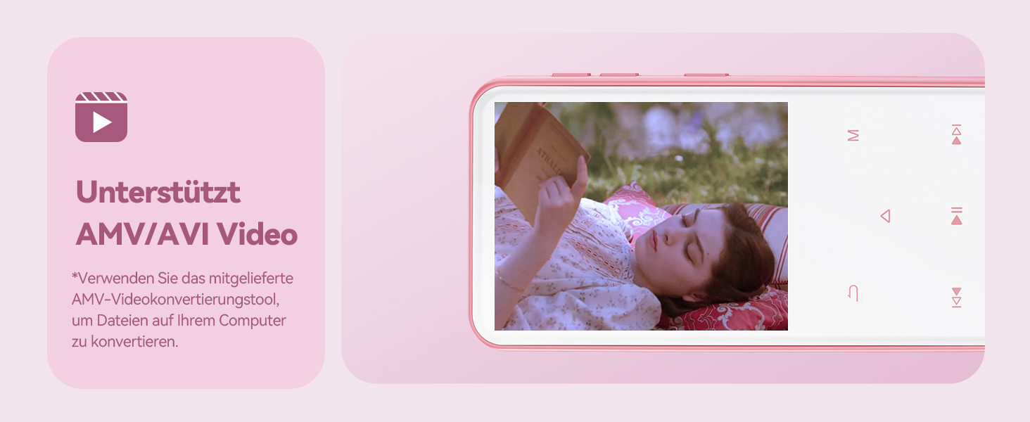 MP3 плеєр AGPTEK 64GB Bluetooth 5.3, 2.4