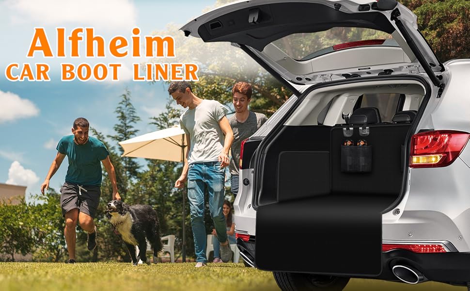 Захист для багажника автомобіля Alfheim для собак Premium, водовідштовхуючий та стійкий до подряпин, підходить для седанів та компактних/середніх SUV