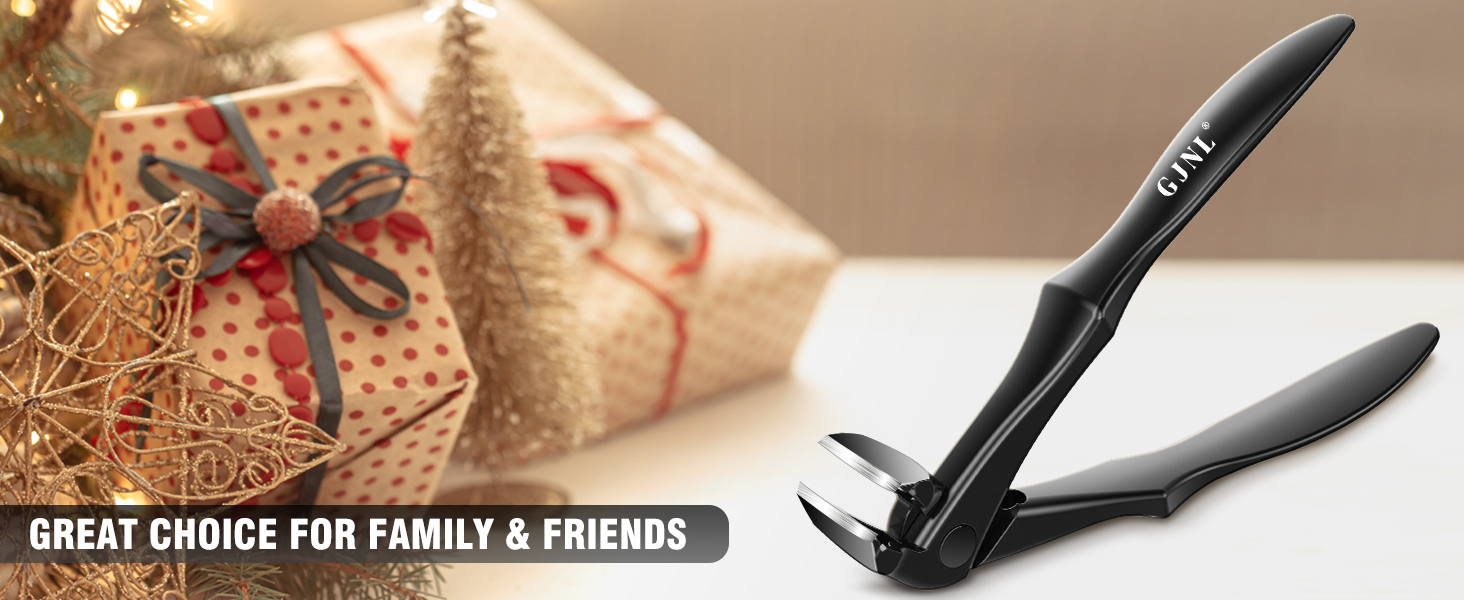 Кусачки для товстих нігтів, широкі губки, для пальців та ніг, гострі, для врослого нігтя, з довгим руків'ям, 5 шт. (чорний)