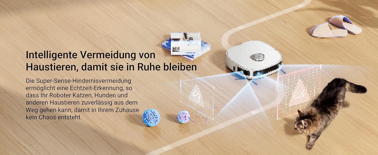 Робот-пилосос Eureka J12 Ultra з функцією миття, самостійне порожнення, прання та сушка, потужність 5000Pa, обертова функція миття, Dual-LiDAR навігація, 3D уникнення перешкод