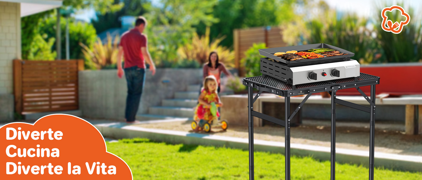 Складний кемпінговий стіл FUNYKICH 87x40x26 см, алюмінієвий, з MDF стільницею, чорний - для пікніка, пляжу, балкону