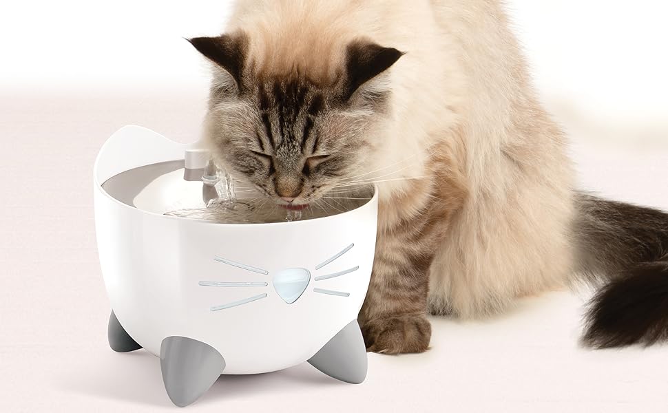 Фонтанчик для котів Catit Pixi, 2.5л, білий, 1 шт.