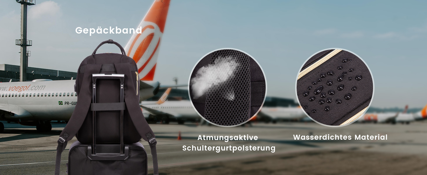 LOVEVOOK Рюкзак для дівчат та хлопців, водонепроникний, з відділенням для ноутбука 15.6 дюймів, для школи, подорожей, роботи. Серія Anti-Theft, сірий+чорний, Pu