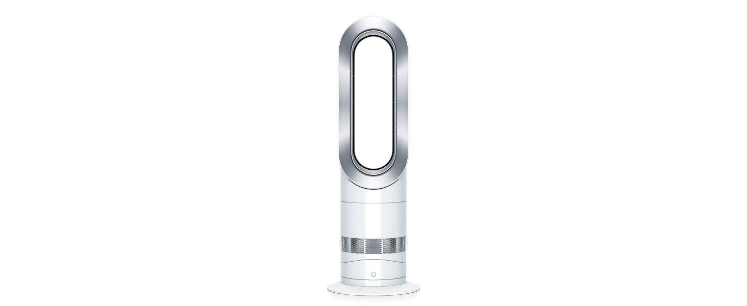 Вентилятор Dyson AM07 Air Multiplier Tower, білий. Безлопатевий, потужний, для дому