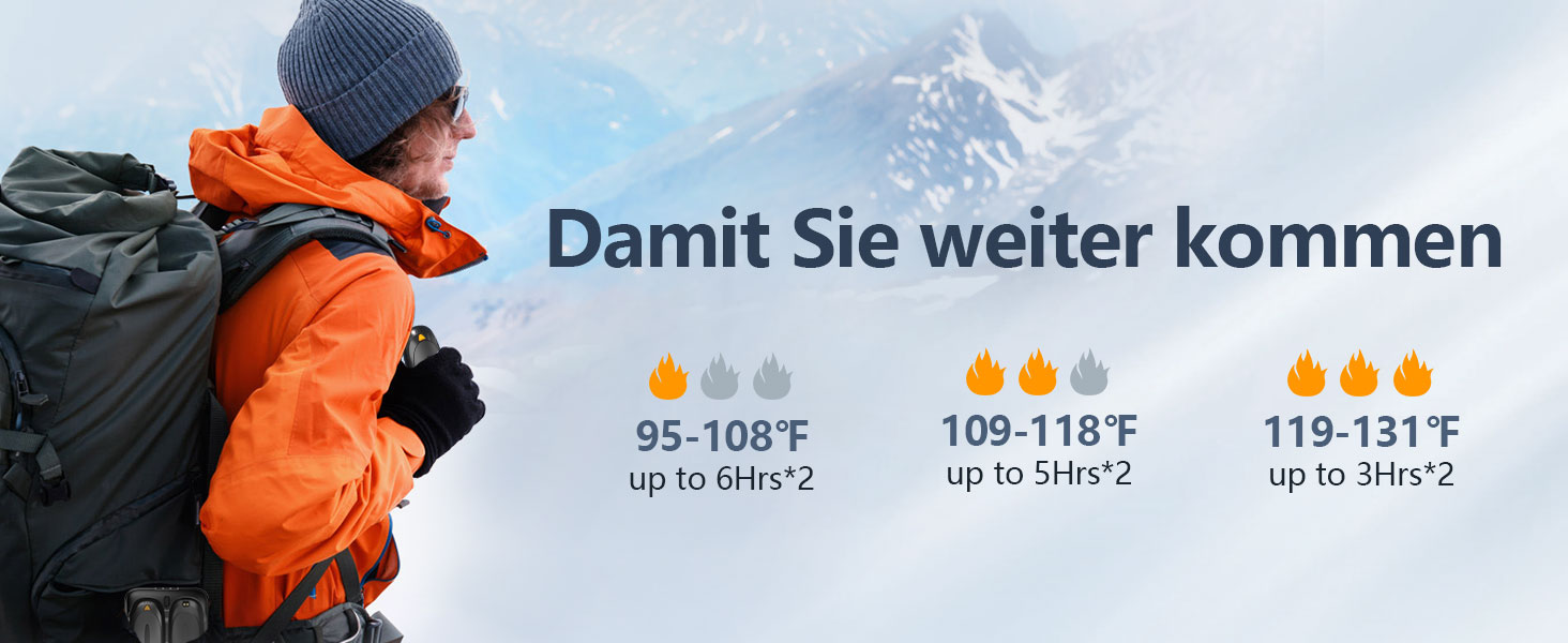 Електричні грілки для рук 2 шт. 4000mAh з зарядним кейсом 10000mAh, 3 режими нагріву, USB-C, для катання на лижах, кемпінгу, подарунок, рожевий