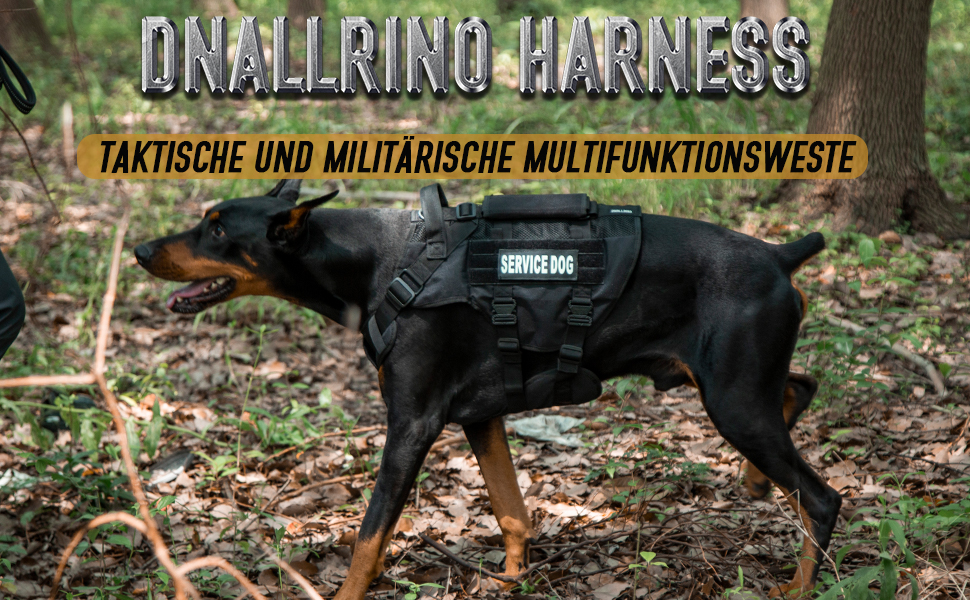 Тактичне облягання для собак, підтримуюче облягання для середніх та великих собак, Air Mesh регульоване облягання для службових собак з металевою застібкою 39g для навчання, прогулянок, чорний, розмір M (обхват шиї: 36-53 см, обхват грудей: 50-74 см)