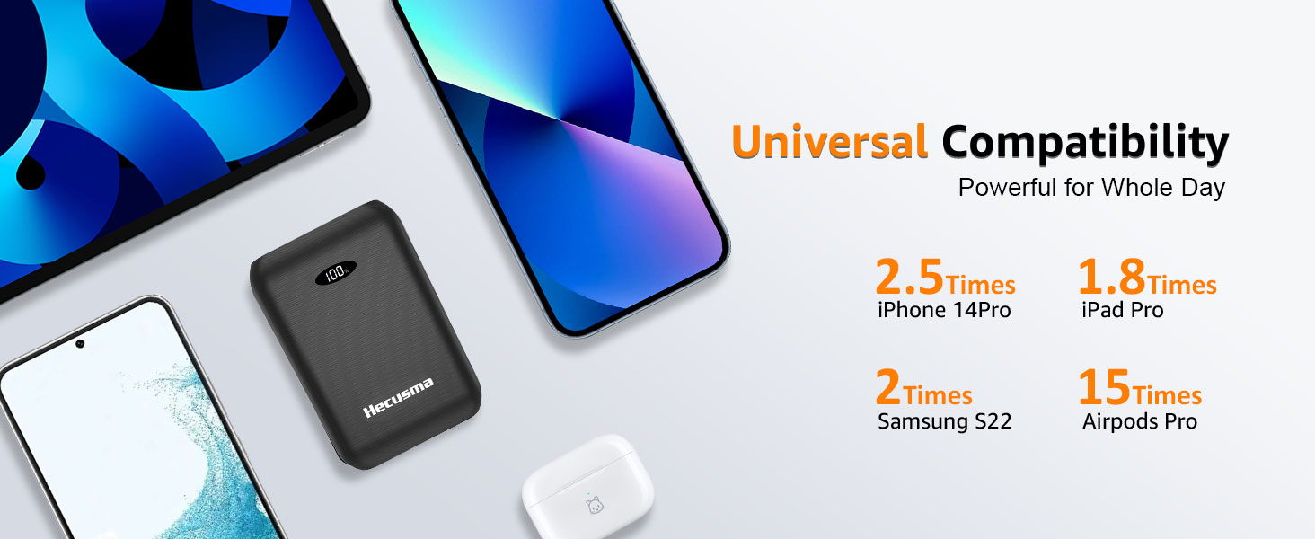 Powerbank для підігрівальної жилетки 5V 3A 12000mAh USB, сумісний з Techstuph, vapesoon, burngogo (не для жилеток 7.4V/12V DC), чорний