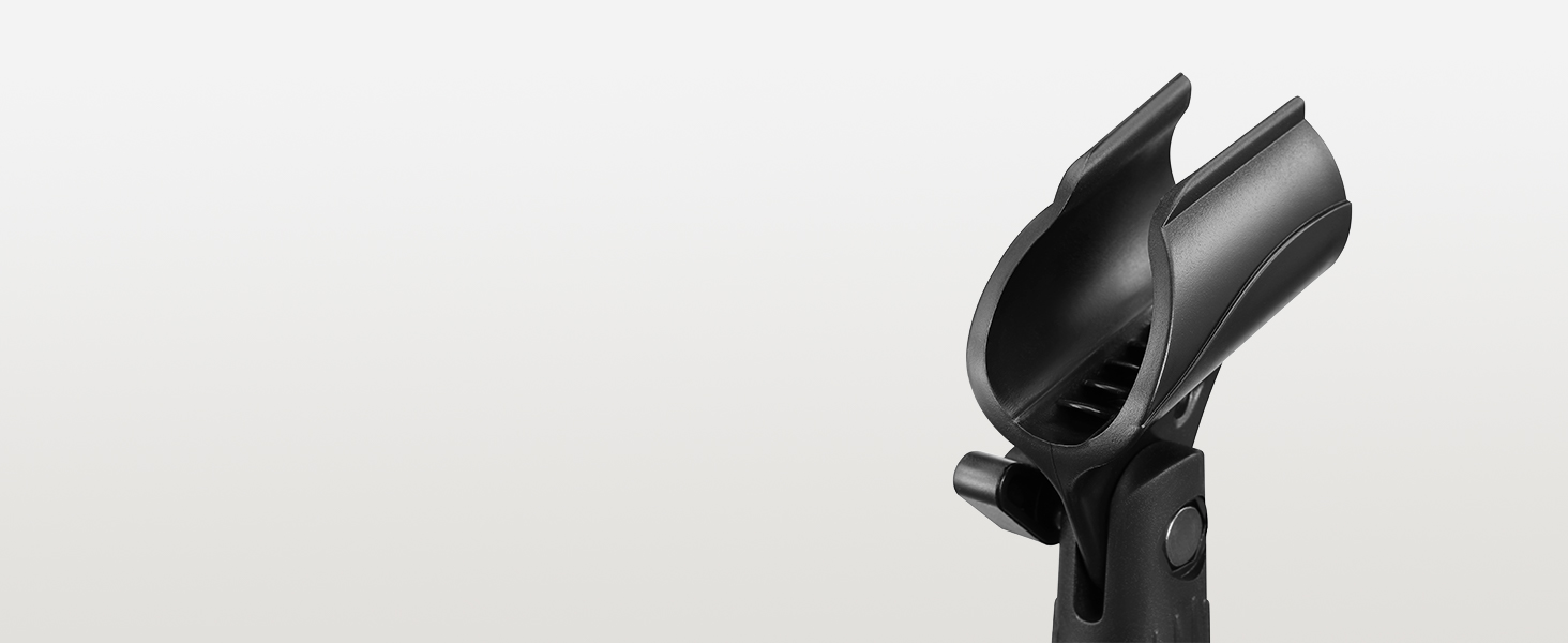 Підставка для мікрофона Moukey на стіл з кліпсою, регульована, 5/8