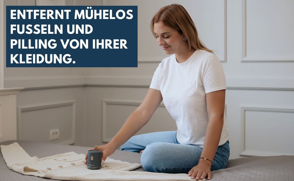 Електричний видалення ворсу для одягу: компактний, портативний, USB-зарядка, подвійний захист, сірий Chicago